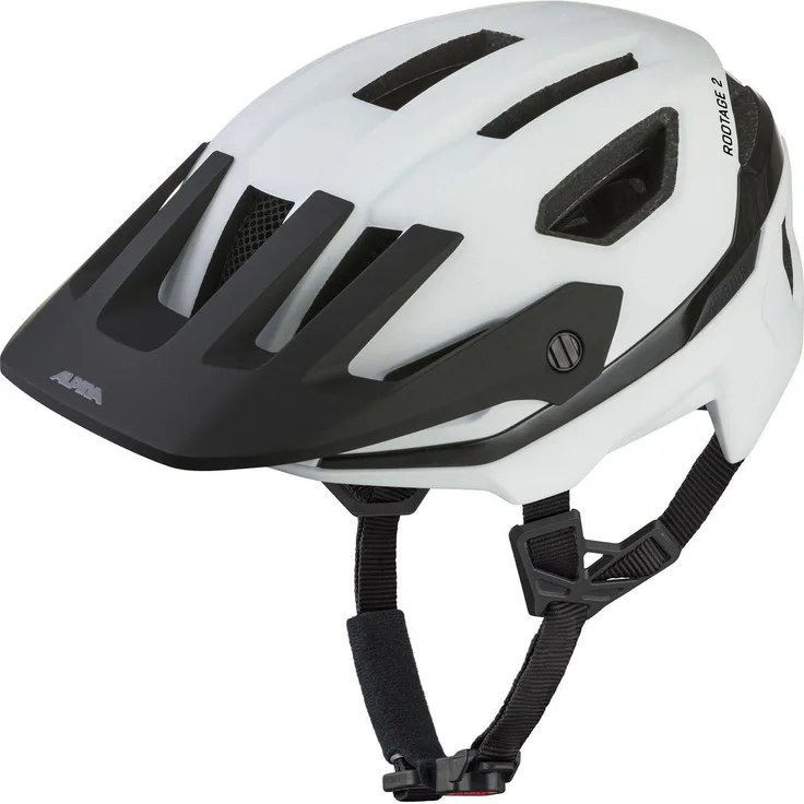 Alpina Sports ROOTAGE 2 Mips, Halber Fahrradhelm mit Hartschalenbau, 360 Fit System und Helmvisier, Matt