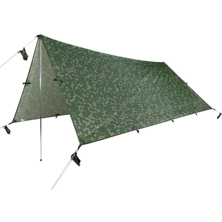 Wechsel Tarp, 290 x 290 cm Plane für verschiedene Anwendungen, Camouflage-Muster, 0.97 kg – Bild 1