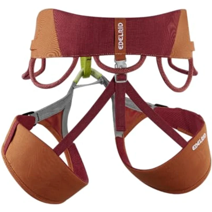 EDELRID Klettergurt Jay IV, Butterfly-Shape, Center Fit Konstruktion, selbstblockierende Slide Block-Schnallen, Farbe hokkaido – Bild 2