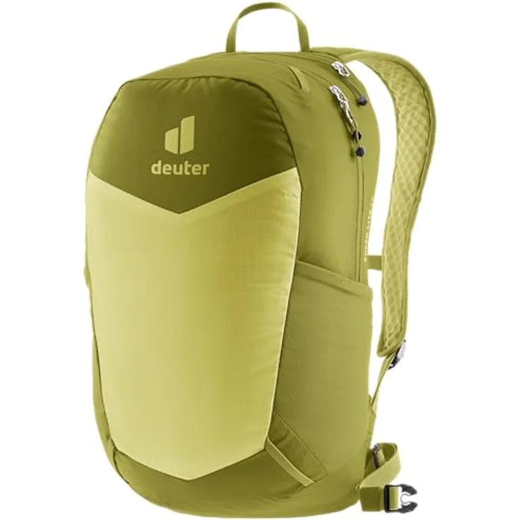 deuter Speed Lite 13 leichter Wanderrucksack, Lite- Rückensystem, ergonomisch geformte Schulterträger, rot – Bild 1