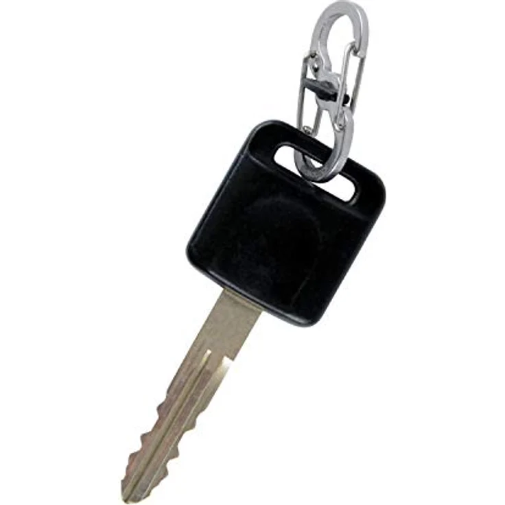 Nite Ize Karabiner S-Biner MicroLock 2 Stk, silber, mit sicherem Drehverschluss – Bild 3