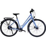 Hawk Bikes Trekking Lady Super Deluxe, Trekkingrad mit 8-Gang Shimano Nexus, hydro-geformtem Aluminiumrahmen, Himmelblau, 48 cm