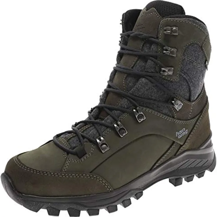 Hanwag Banks Winter GTX, Herren Winterstiefel mit GORE-TEX Membran, wasserdicht und atmungsaktiv, Nubukleder, Vibram Außensohle
