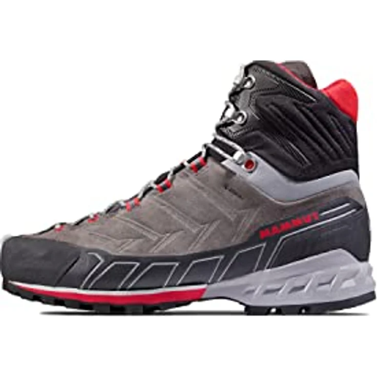 Mammut Kento Tour High GTX, wasserdichter Trekking-Wanderschuh aus Spaltleder mit hervorragendem Grip, titaniumgrau – Bild 3