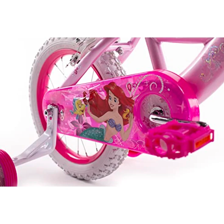 Huffy Disney Prinzessinnen Kinderfahrrad, 16 Zoll mit Puppensitz, geeignet für 105-117 cm, rosa – Bild 5