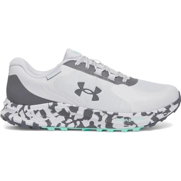 Under Armour Charged Bandit TR 3 SP, Trailrunning Laufschuhe für Herren mit hervorragender Dämpfung und Bodenhaftung, Halo Gray-Castlerock, Größe EU 44,5 – Bild 1