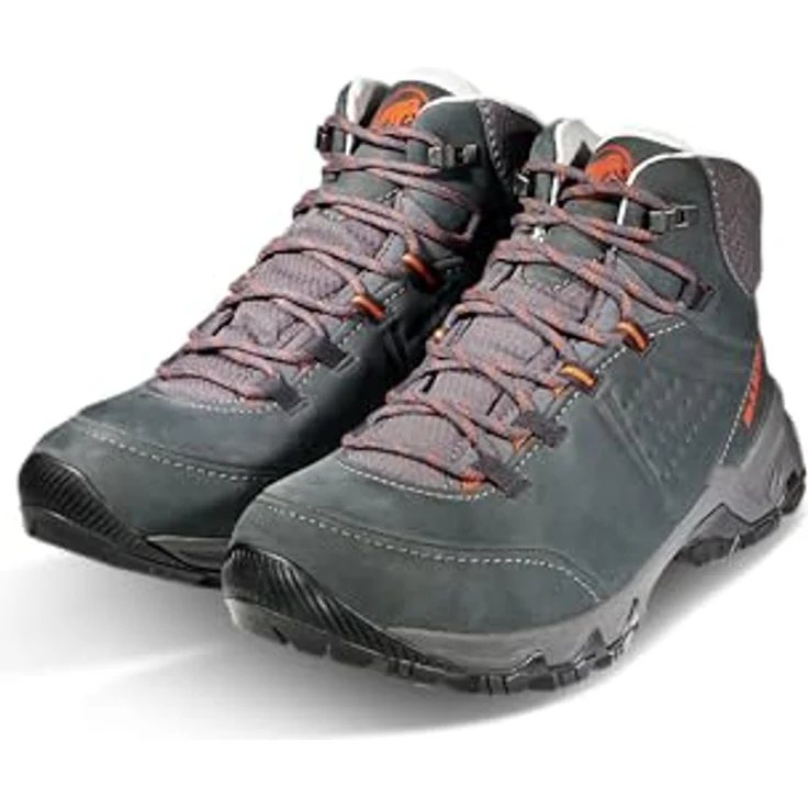 Mammut Nova IV Mid LTH Women, Damen Wanderschuhe mit Vibram®-Sohle und Terracare®-Nubukleder, Schwarz, Größe 41.5 – Bild 3
