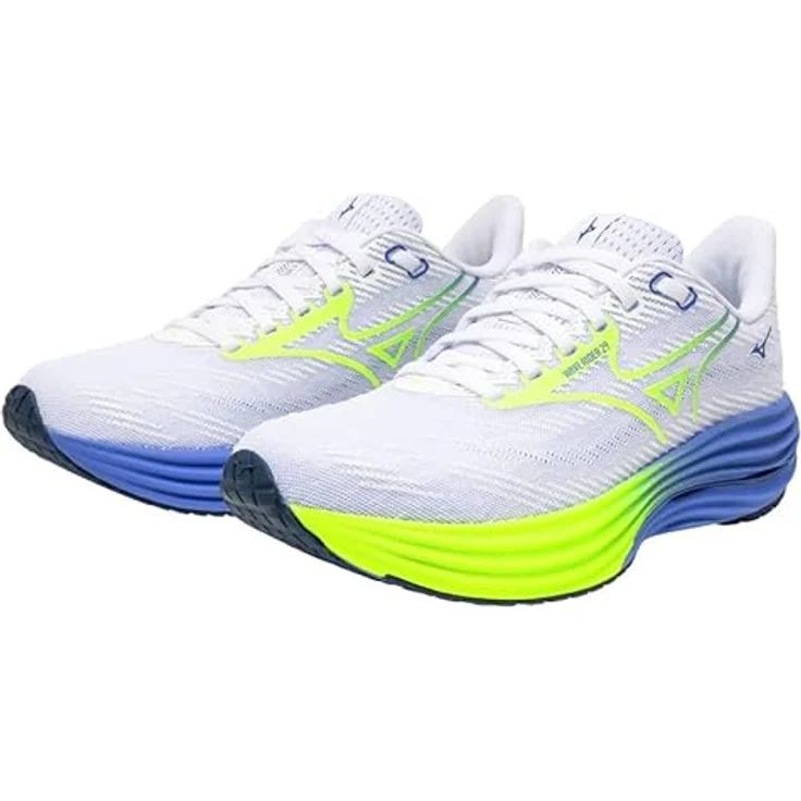 Mizuno WAVE RIDER 29 WOS Damen Laufschuh, Weiß, mit Mizuno ENERZY NXT & WAVE PLATE Technologie, Größe 40 – Bild 5
