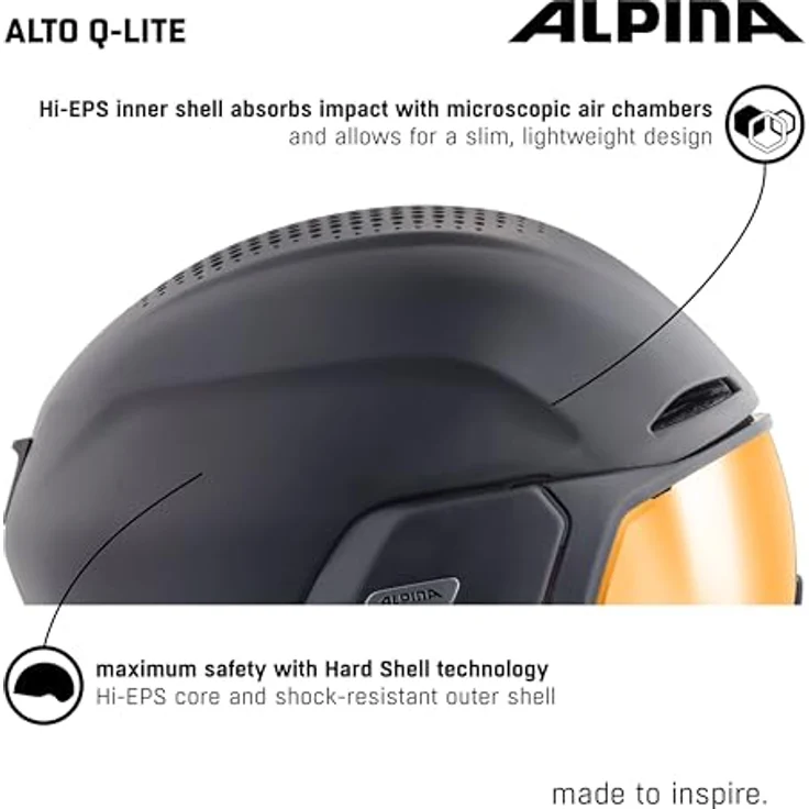 ALPINA SPORTS Alto, Skihelm mit TRM-Visiersystem, (55 - 59 cm, M) – Bild 6