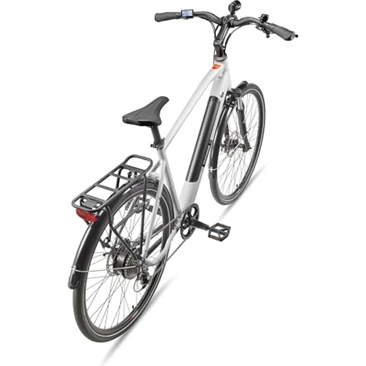TELEFUNKEN E-Bike XT940, 28 Zoll Trekking Pedelec mit 8-Gang Kettenschaltung, 250 W Heckmotor, 417,6 Wh Li-Ion-Akku, Kreide – Bild 3