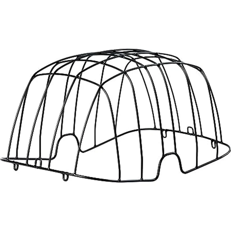 Basil Buddy, Velokorb für kleine Hunde, Denim-Optik, 45 x 33 x 22 cm, mit MIK-System und Kissen – Bild 1