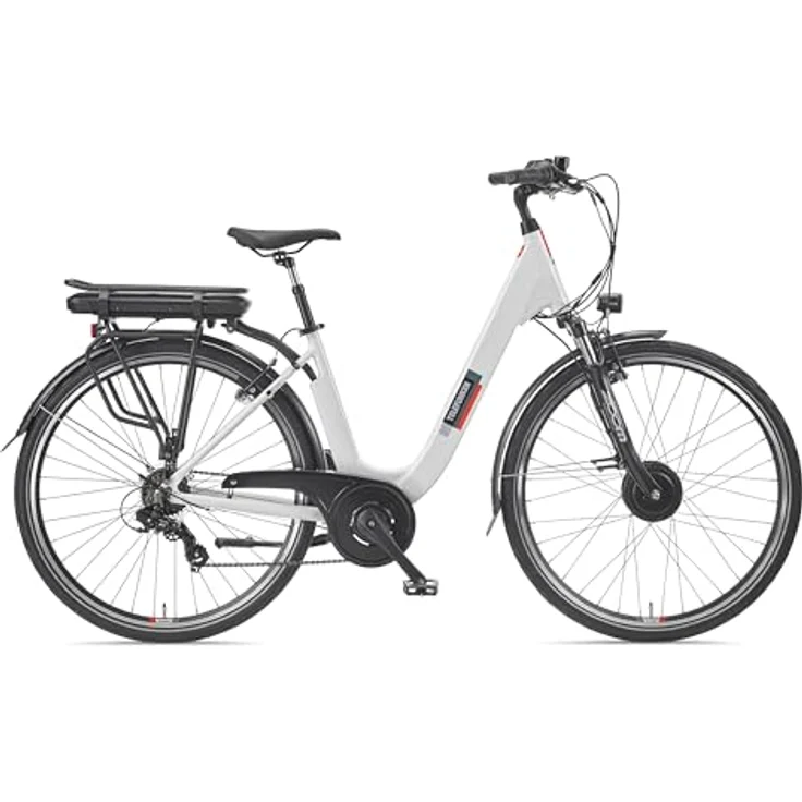 Telefunken E-Bike Damen 28 Zoll, Elektrofahrrad Frontmotor, 7-Gang Shimano Kettenschaltung, V-Bremsen - Pedelec Citybike, RC825 Multitalent – Bild 2