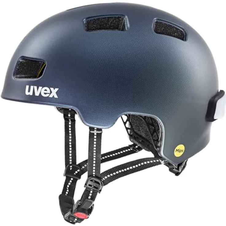 Uvex City 4 MIPS, E-Bike Helm Unisex mit MIPS-Technologie, Deep Space matt, 58-61 cm, reflektierende Elemente und integriertes Licht – Bild 1