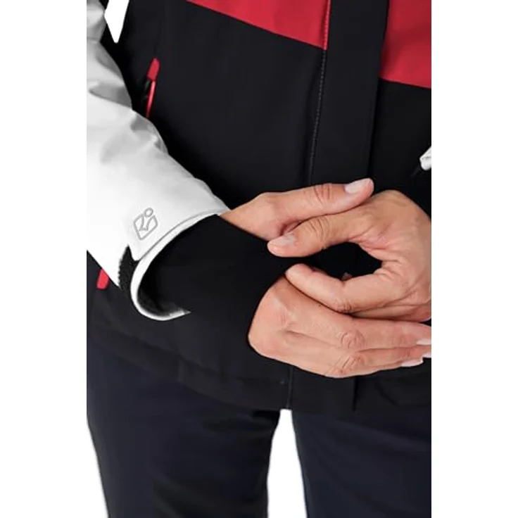Killtec KSW 67 WMN Skijacke, atmungsaktiv und wasserdicht, modern red, Größe 46 – Bild 7