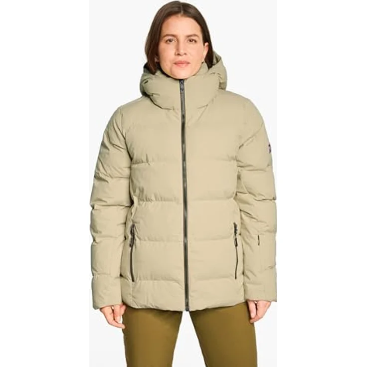 Ziener Skiwear Damen Ski Jacke TRAVA-Z, wasserdicht und atmungsaktiv mit MicroDown Comfortemp® Wattierung, Farbe sage leaf, Größe 42 – Bild 3