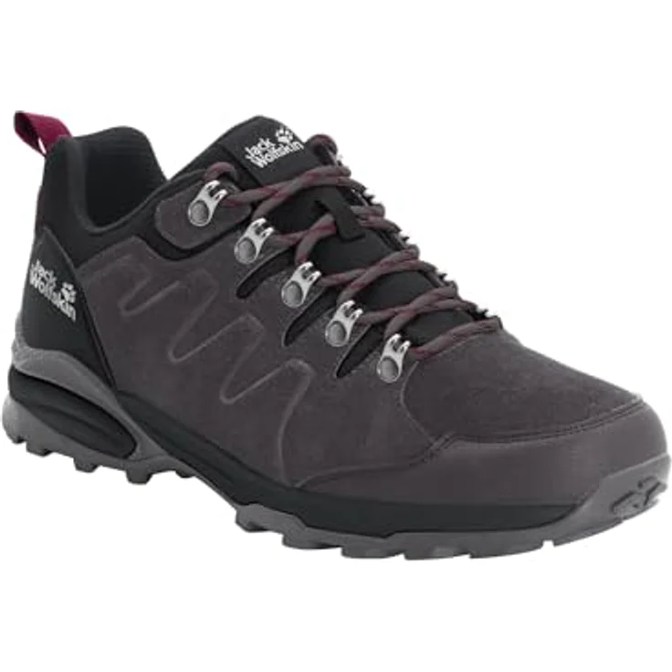 Jack Wolfskin REFUGIO TEXAPORE LOW W, Wasserdichtes Wanderschuhmodell mit Dämpfung und profiliertem Gummi-Sohle für sicheren Halt – Bild 7