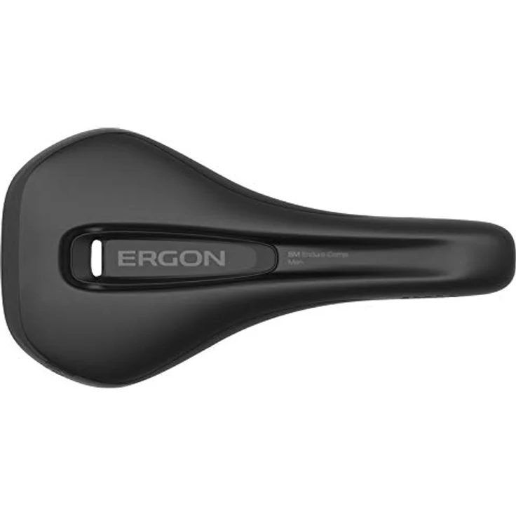 Ergon SM Enduro Comp Fahrradsattel | MTB Gravity für Männer, Medium/Large, Stealth Schwarz/Oil-Slick mit CNC-gefrästem AirCell-Sitzschaum und flexiblen Seitenflügeln – Bild 2