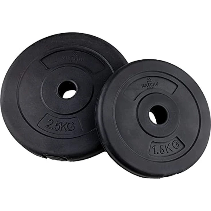 MATCHU Dumbbell Set, verstellbare Kurzhanteln mit 20 kg, Kunststoff, inkl. Schraubverschluss, 2x10 kgGewichte für Krafttraining – Bild 3