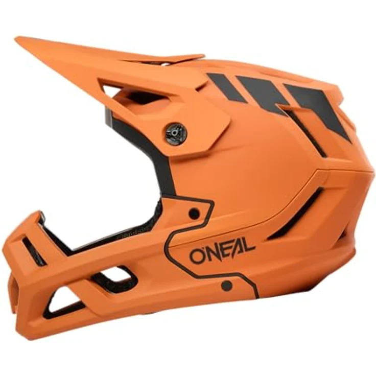 O'Neal SL1 Helmet CREST, Leichter Enduro Full-Face Helm, orange/schwarz, Größe S (55/56 cm) – Bild 3