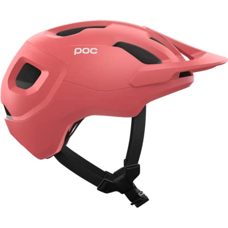 POC AXION Fahrradhelm, leichter Trail-Helm mit erweiterter Schale, Rot (59–62 cm) – Bild 3