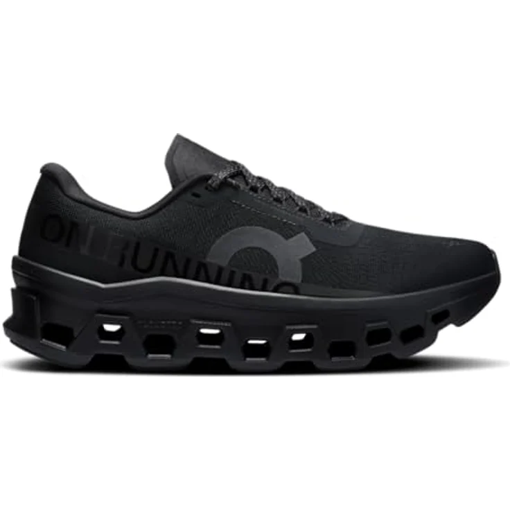 On Running Cloudm ster, Damen Laufschuhe für Roadrunning, atmunsgaktives Obermaterial, Schwarz, Größe 39 – Bild 1