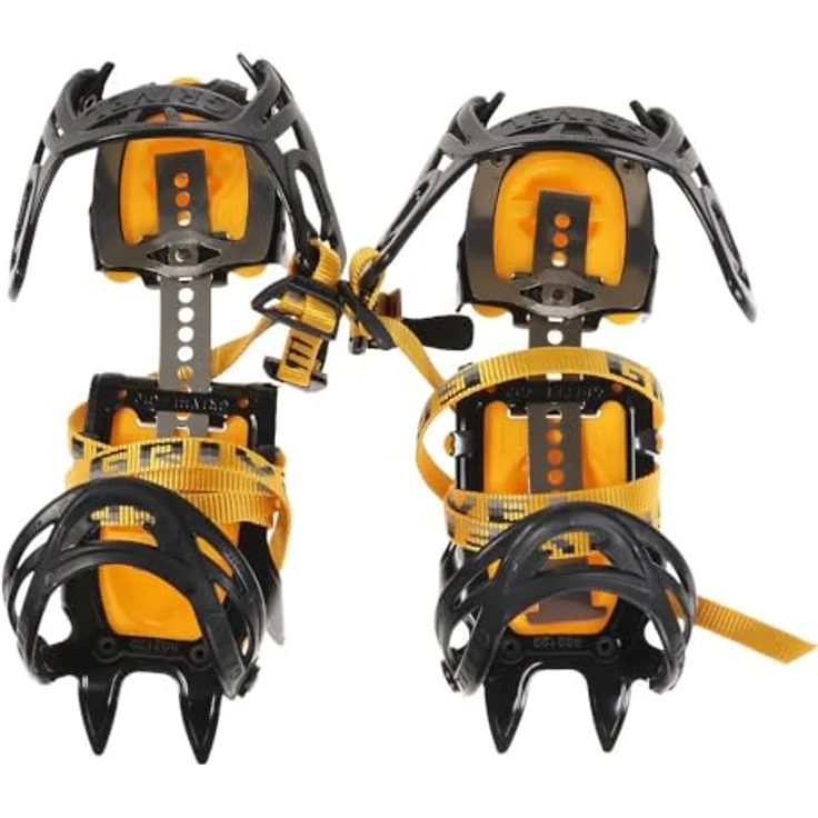 Grivel G10 New-Classic EVO Steigeisen, schwarz/gelb, Anti-Flut, CE und UIAA zertifiziert – Bild 3