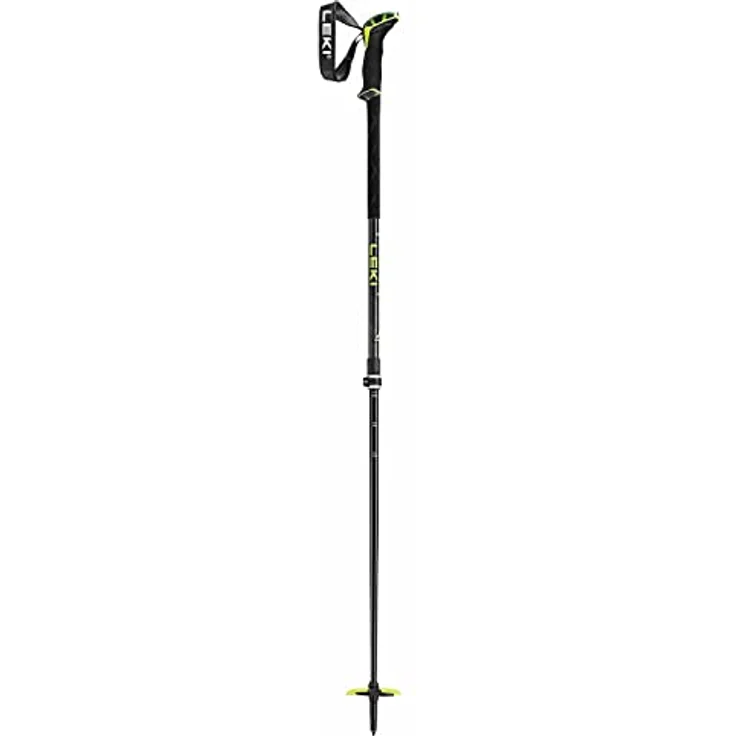 LEKI Guide 2 Skistöcke, verstellbar aus Aluminium, für Skitouren, Black-Neonyellow-dk Anthracite, 110-150 cm, Gewicht 281 g pro Paar – Bild 3