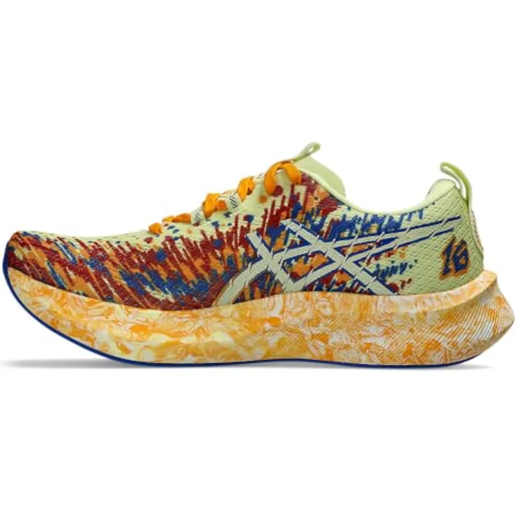 ASICS Gel Noosa Tri 16, Herren Laufschuhe mit FF BLAST™ PLUS-Dämpfung, gelb/blau, Größe 42 – Bild 8