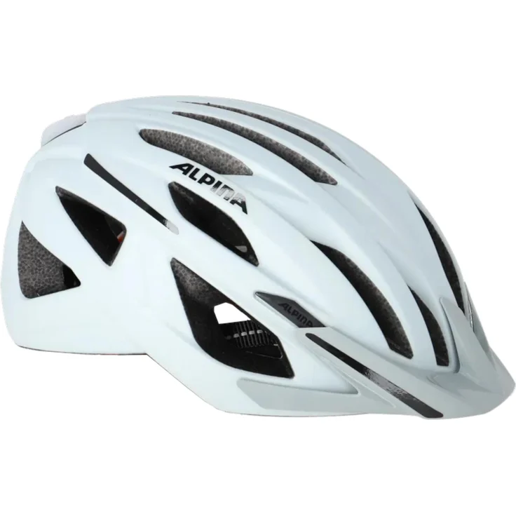 ALPINA HAGA Urban Fahrradhelm, white-pink mat mit integrierter Rückleuchte und optimaler Belüftung – Bild 1