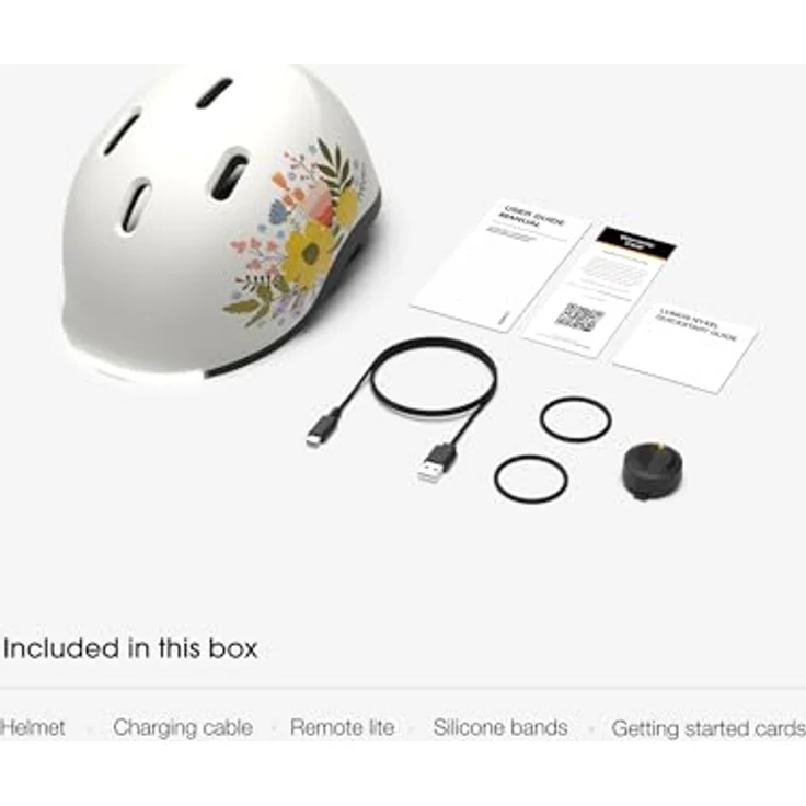 Lumen Labs Lumos Nyxel MIPS, Cityhelm für Erwachsene mit MIPS-Schutz, Flower Power, Größe M, 55-59 cm – Bild 9