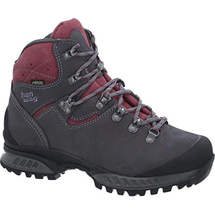 Hanwag Tatra II Wide Lady GTX, Damen Wander- und Bergschuhe aus Nubukleder, atmungsaktiv, grau, Größe 39 EU – Bild 5