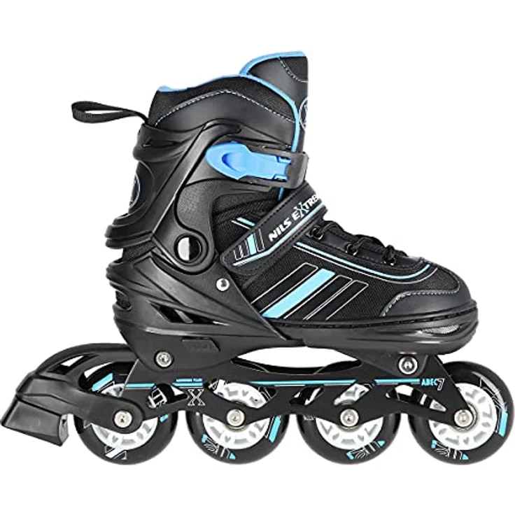Nils NH18191 2in1 Schlittschuhe, Schwarz-Blau, für Eishockey und Inline-Skating, Gr. 29-33 – Bild 3