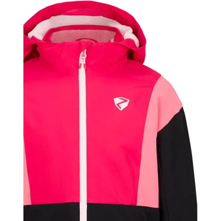 Ziener Abbe-Z Skijacke, wattierte Winterjacke für Mädchen, wasserdicht in pink, Größe 116 – Bild 3