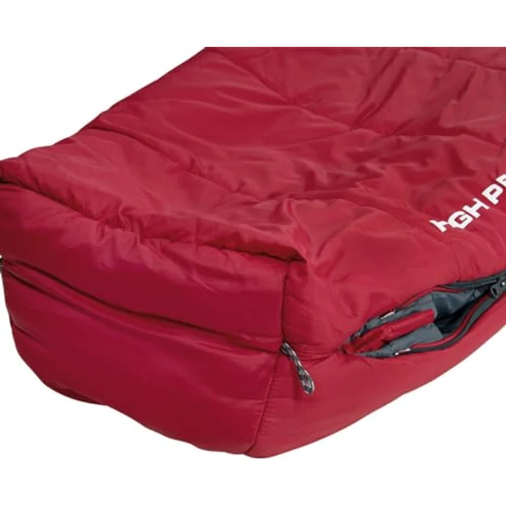 High Peak Mumienschlafsack Hyperion 5 Trekking Schlafsack 3 Jahreszeiten Leicht, grün – Bild 5