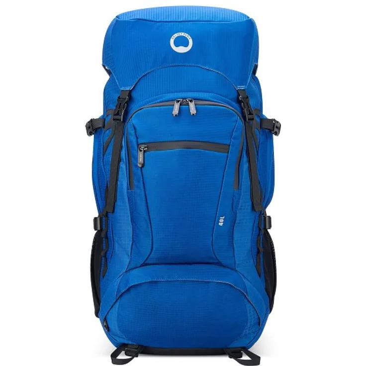 Delsey Paris Nomade L Rucksack, 59 cm mit Laptopfach, blau, 100% Polyester, Maße 31 cm x 24 cm x 59 cm