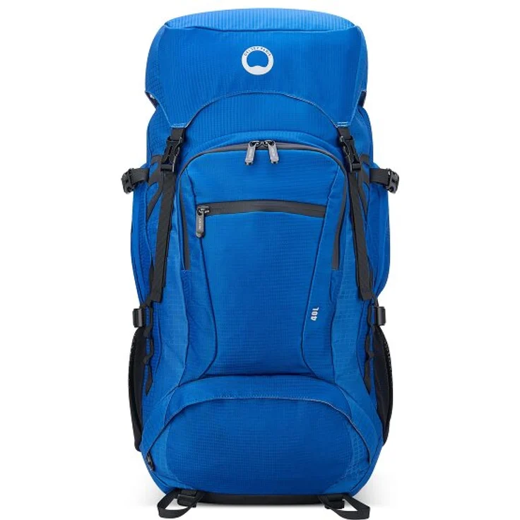 Delsey Paris Nomade L Rucksack, 59 cm mit Laptopfach, blau, 100% Polyester, Maße 31 cm x 24 cm x 59 cm