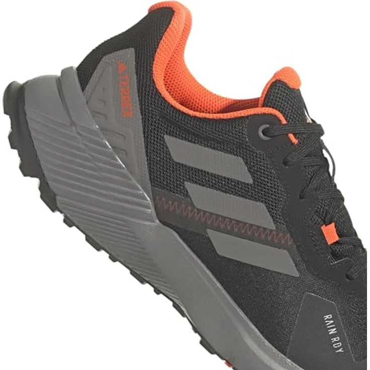 Adidas Terrex Soulstride Rain, Trailrunning-Schuh mit RAIN.RDY Technologie, Schwarz – Bild 4