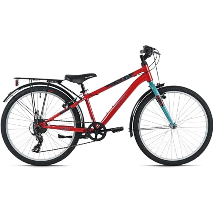 Dacapo BOBBY, Kindervelo 24" mit 7-Gang Shimano Schaltung, V-Brakes und Gepäckträger, empfohlen für 130-150 cm Körpergröße – Bild 2