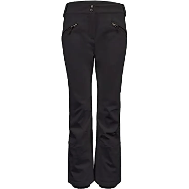 MGA Killtec Thônes wmn Ski Softshell Pants, Damen Skihosen, wasserdicht, Größe 38, Schwarz