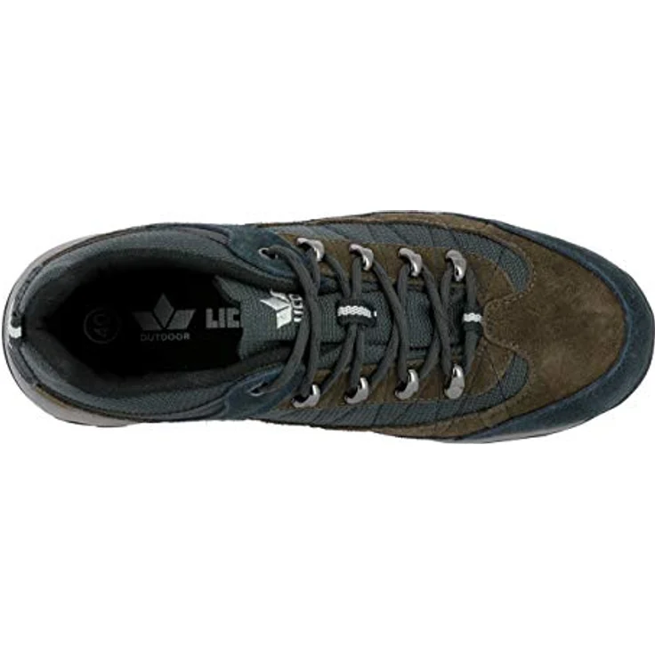 Lico Trekkingschuh Santana, Veloursleder Wanderschuh mit herausnehmbaren Wechselfußbett und Gummilaufsohle, schwarz – Bild 6