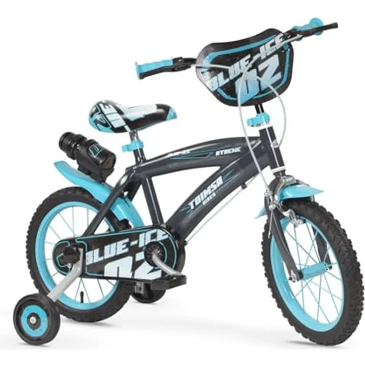 Blue Ice 14 Zoll 23,5 cm Jungen Felgenbremse Schwarz/Blau – Bild 2