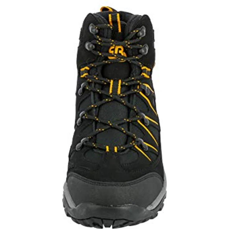 Brütting Mount Hunter High, Herren Wanderschuhe mit Comfortex-Klimamembrane, wasserabweisend, Gummilaufsohle, Schwarz (Größe 46) – Bild 3