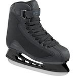 Roces RSK 2 Herren Schlittschuh, anatomische Polsterung, schnürung, hockeyschiene aus Karbonstahl, Schwarz, 43 EU
