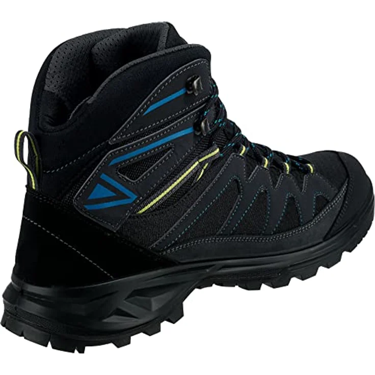 McKINLEY Vulcanus MID AQX M, wasserdichter Wanderschuh mit Vibram®-Außensohle für optimale Trittsicherheit, schwarz – Bild 4