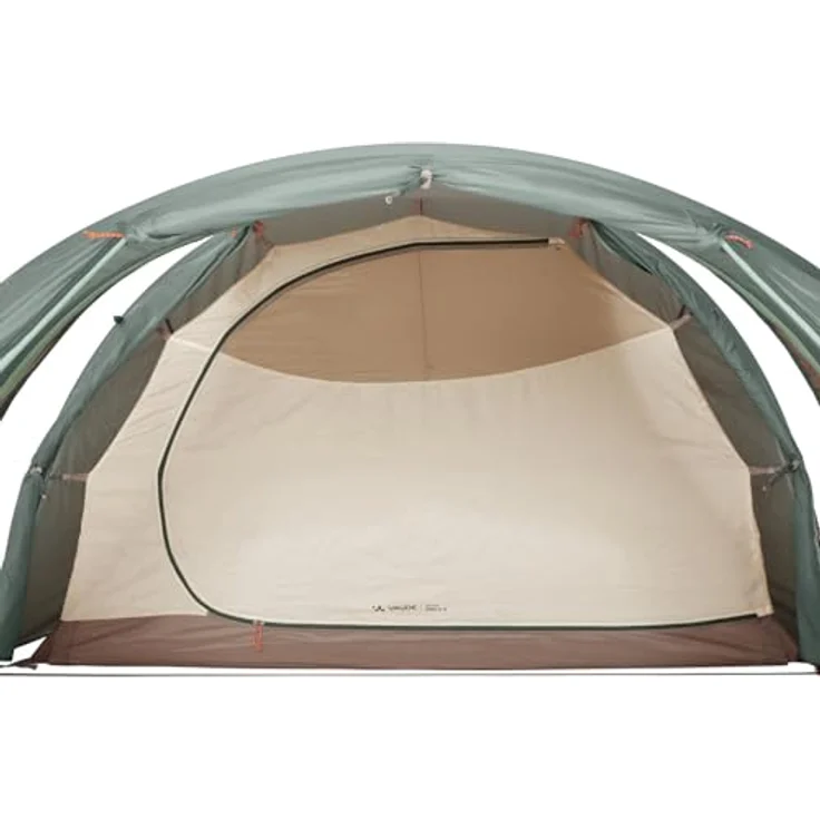 VAUDE 3-Personen-Zelt Allround Ferret XT 3P, Agave, 3 Eingänge, geräumige Apside, schneller Aufbau – Bild 2