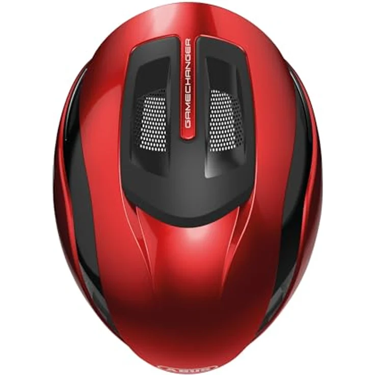 Abus GameChanger 2.0, Velohelm mit aerodynamischer Form, 54 - 58 cm, Weiß und Schwarz – Bild 4