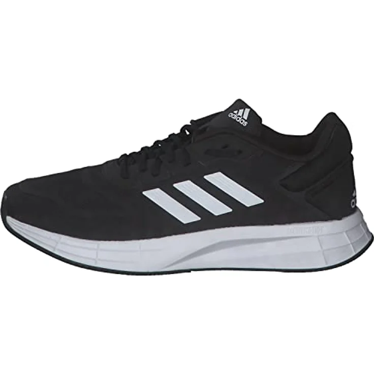 adidas Duramo 10, Herren Laufschuhe mit atmungsaktivem Obermaterial und Lightmotion-Zwischensohle, Schwarz, Größe 44 2/3 – Bild 3