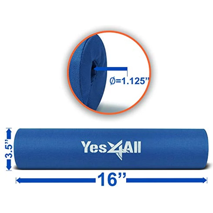 Yes4All LAJX Langhantel Polster, Blau – Bild 2