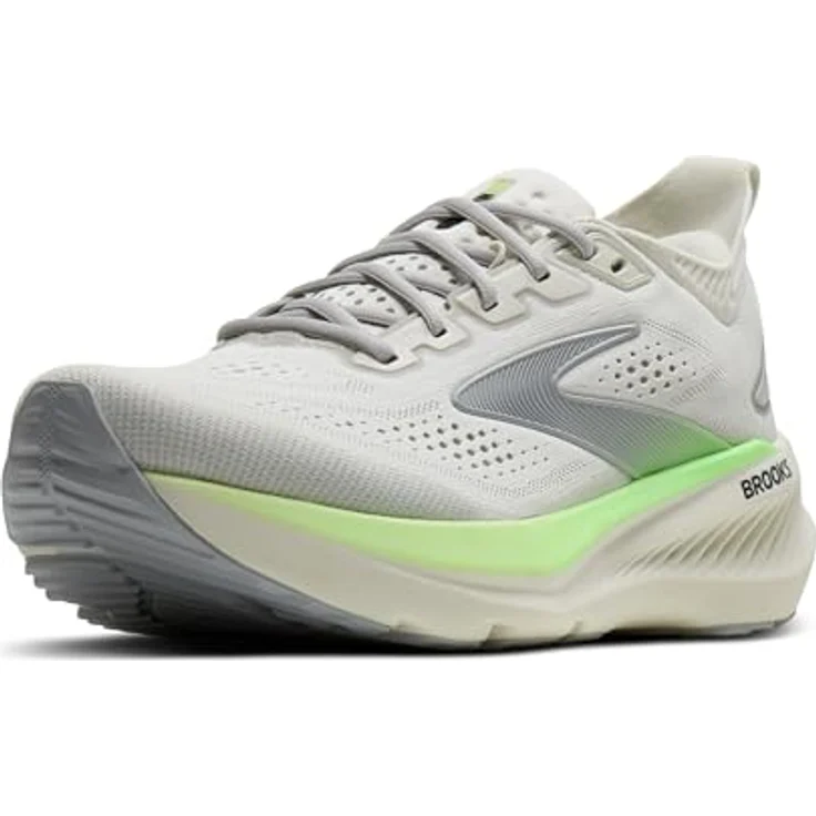 Brooks Glycerin 23, Neutrale Laufschuhe mit DNA Tuned-Dämpfung, Grey/Green/Black, Größe 45.5 – Bild 1