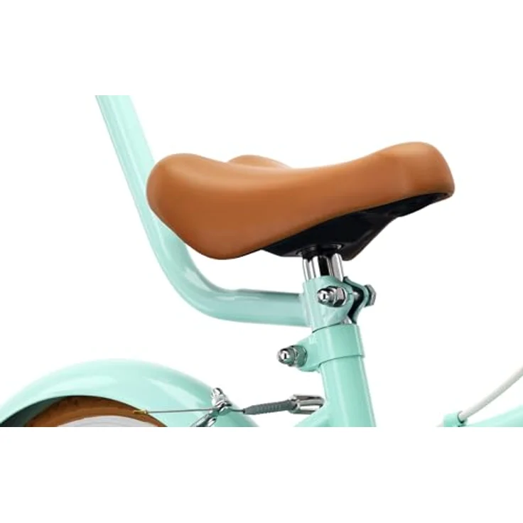 Sun Baby Flower Retro Kinderfahrrad 14 Zoll mit Schubstange, Mint, bis 50 kg belastbar – Bild 2